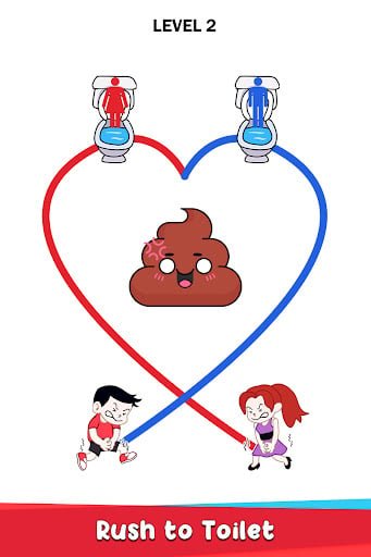 Toilet Rush Race: Draw Puzzle